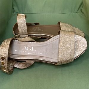 AGL Women's Silver Sandals